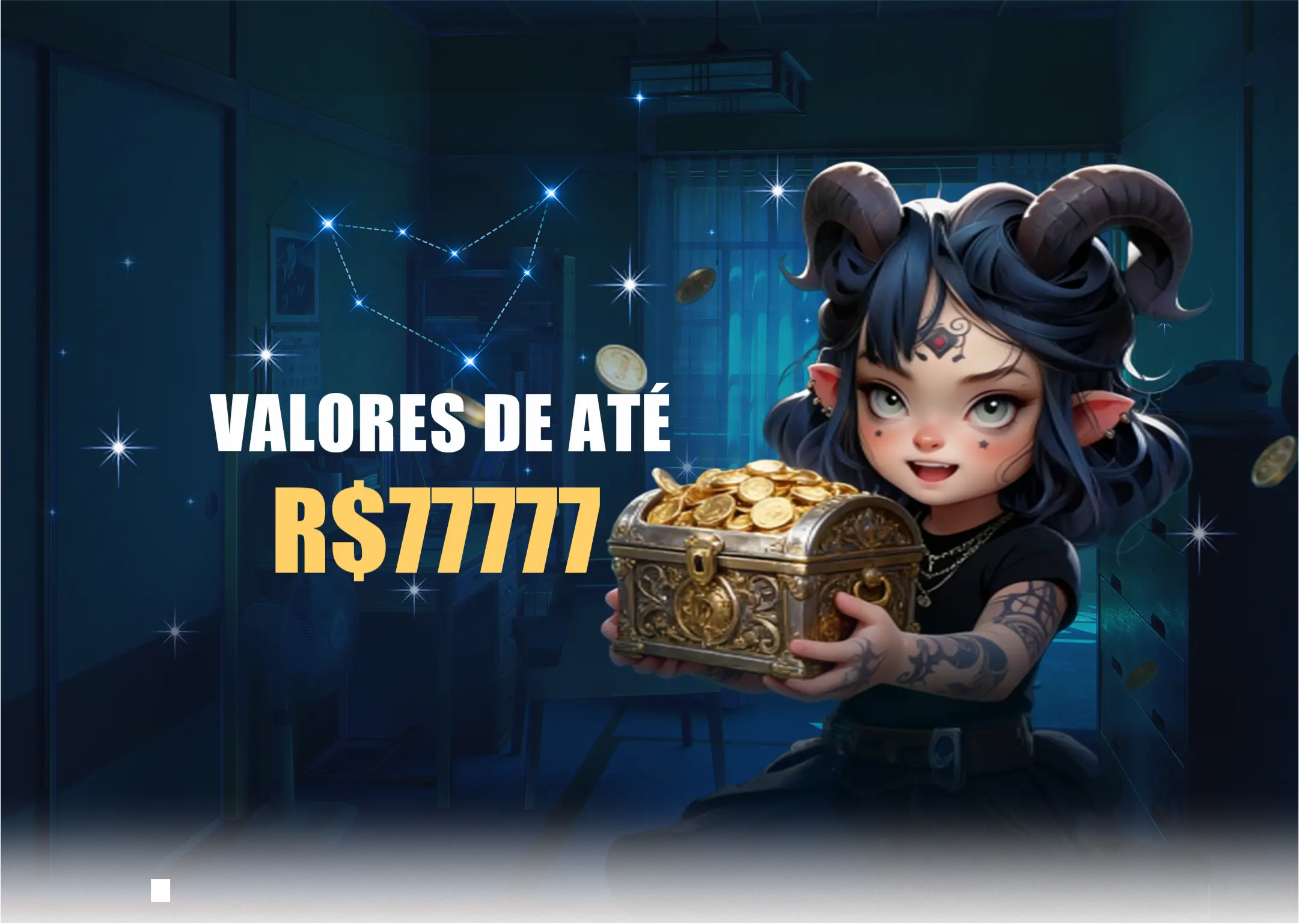 Valores de até R$77777